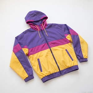 Oversized Fit, Vintage Streetwear <b>Jacket</b>, Unisex Windcoat, Minimalist <b>Techwear</b>, Athletic Sportswear - Product Image 4