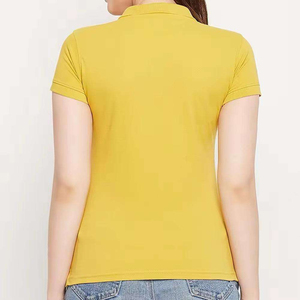 เสื้อโปโลกอล์ฟผู้หญิงแบบสปอร์ตสั่งทำขายส่ง ผ้าโพลีเอสเตอร์ แขนสั้น ทรงลำลอง สีพื้น ปักลาย สำหรับฤดูร้อน - Product Image 6
