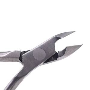 Coupe-ongles en acier inoxydable 12,5 mm à mâchoires plates, lame droite, pointe affûtée, durable pour usage des doigts, style simple pour adulte - Product Image 4