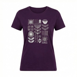 New Arrival Women's Office Wear Shirt Spring Autumn Fashion Trendy Print Casual Ladies Dress 240gsm 100% Cotton Satin <b>Sequin</b> - Product Image 1