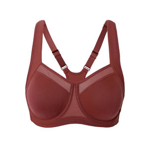 Soutien-gorge de sport respirant sans couture pour femme, avec logo personnalisé, maintien élevé, séchage rapide, idéal pour les grandes tailles et les poitrines généreuses, pour le yoga et la course à pied. - Product Image 1