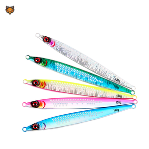 <span class=keywords><strong>Esca</strong></span> Artificiale Jig Metallica Veloce Seafox Bionic 80g 100g 120g <span class=keywords><strong>per</strong></span> Pesca in Acqua Salata <span class=keywords><strong>Spigola</strong></span> Squalo con Finitura Stampata in Piombo - Product Image 1