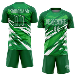 Conjunto de Uniforme de Fútbol Personalizable, Poliéster Elástico, Absorbente de Humedad, Transpirable, Antibacteriano, de Secado Rápido, Uniforme de Equipo Sublimado - Product Image 1
