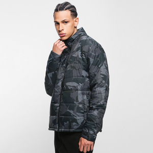 <b>Men</b>’s Camouflage Printed Puffer <b>Jacket</b> <b>Lightweight</b> Insulated Hooded Winter Coat Windproof Outdoor Tactical Style OEM - Product Image 2