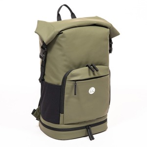 Green GRS <b>leather</b> <b>large</b> capacity computer <b>backpack</b> travel computer <b>backpack</b> fashionable leisure bag - Product Image 2