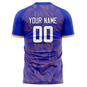 Camiseta de Fútbol Transpirable de Secado Rápido, Servicio OEM ODM, Camisetas de Fútbol Sublimadas Personalizadas al por Mayor, Jersey Deportivo de Poliéster - Product Image 3