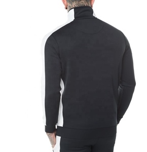 Wholesale Plus Size <b>Men's</b> Clothing Two Piece Set <b>Turtle</b> <b>Neck</b> Full Front Zip Tracksuit <b>Men's</b> High <b>Neck</b> Zipper Sweatsuit - Product Image 5