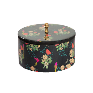 Floral Design Deep Chapati <b>Container</b> Roti <b>Box</b> For Serving Lunch And Dinner Round Shape Chapati <b>Container</b> - Product Image 1