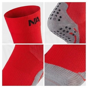 North Approach Crew <b>Socks</b> Red Breathable <b>Running</b> <b>Socks</b> for Adults Summer Season - Product Image 4