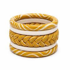 Bracelet jonc en résine artisanale pour femme, bijou décoratif unique, style mode moderne, accessoires de boutique en gros - Product Image 3