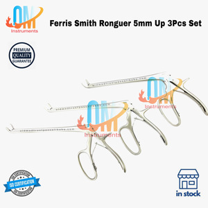 Pinza Kerrison Ferris-Smith Bite de 8 pulgadas con eje de 5 mm, juego sólido para cirugía de columna vertebral en quirófano Acero Inoxidable de Grado Médico |   OldMed - Product Image 6