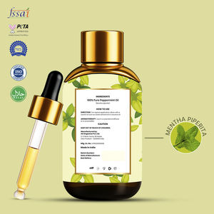 น้ำมันหอมระเหยเปปเปอร์มิ้นต์บริสุทธิ์ ออร์แกนิคแท้ ผ่านการกลั่นด้วยไอน้ำ สำหรับผลิตภัณฑ์ดูแลผิว จำหน่ายส่ง รับผลิตแบบ OEM ODM แบรนด์ส่วนตัว SQIN Botanicals - Product Image 2