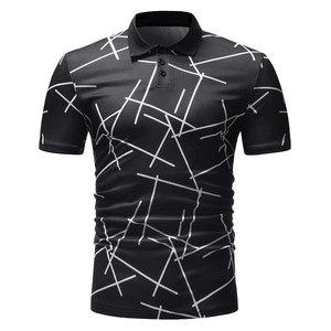 Polo homme en polyester et coton, uni, vierge, prix usine, personnalisable avec logo brodé ou imprimé - Product Image 5