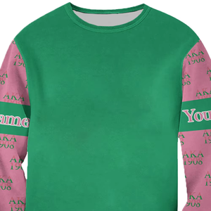 เสื้อสเวตเชิ้ตคอกลมทรงโอเวอร์ไซส์ ผ้าริบบ์ ระบายอากาศได้ดี พิมพ์ลายสกรีน สำหรับฤดูหนาว สไตล์สตรีทแวร์ ผลิตจากวัสดุที่ยั่งยืน - Product Image 2