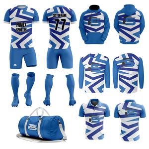 Uniforme de Fútbol Personalizado y Económico para Hombre y Conjunto de Camiseta de Fútbol Sublimada para Entrenamiento de Equipo - Product Image 1