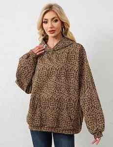 Conjunto de Pantalones Deportivos de Invierno con Capucha para Mujer, Unisex, de Gran Tamaño, de Algodón, Elegantes, Súper Suaves, Mezcla de Algodón Peinado, Chándal de Moda - Product Image 4