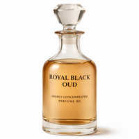 Aceite de Perfume Concentrado Oud Royal Negro de Alta Calidad, 50 Gramos, Fragancia Unisex de Larga Duración para Uso Diario y Fabricación de Perfumes