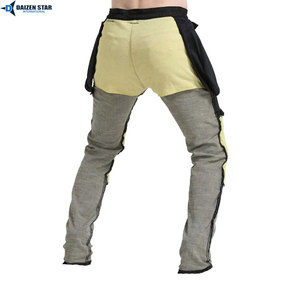 Pantalon de moto Daizen Star pour homme en polyester/coton vert olive avec panneaux renforcés et poches cargo pour toutes les saisons - Product Image 4