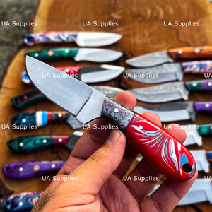 Cuchillos de Caza Damasco con Logotipo Personalizado, Fabricante Mayorista, Hojas Fijas para Desollar, Marcas de Marca Privada, Vendedores en Línea, Suministros UA - Product Image 5
