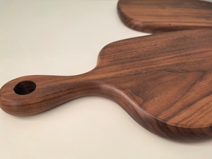 Tabla de Cortar de Madera de Acacia Ecológica de 1.5 cm de Grosor, Tabla Grande para Charcutería, Tabla de Cocina de Madera con Asa Multiusos para Carne - Product Image 5