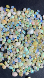 100% Natural AAA+ Ethiopian <b>Fire</b> Opal Cabochon Mix Lot | Multi Color Flash Opal Loose Gemstones Custom Cut for Jewelry Making, - Product Image 3