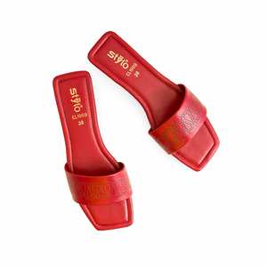 Pantoufles de sport décontractées bordeaux pour femme CL1969 - Product Image 1