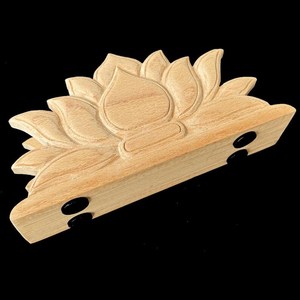 Porte-serviettes en bois durable, support de serviettes en bois, organisateur de mouchoirs de comptoir, accessoire de table rustique style ferme pour la maison - Product Image 1