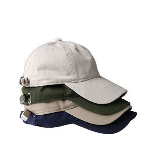 Casquette de baseball en coton 5 panneaux de qualité supérieure, visière incurvée, réglable, style sportif et décontracté - Product Image 1