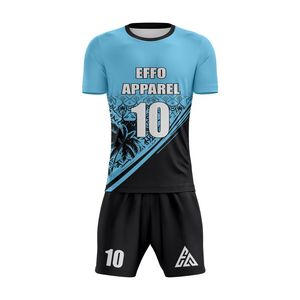 Conjuntos de Uniformes de Fútbol 100% Poliéster, Colores y Logotipo Personalizados, Secado Rápido, Transpirable, Cómodo, Nombre del Equipo Personalizado - Product Image 3