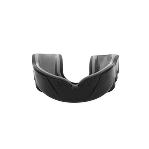 Protector Bucal de Silicona Negro y Blanco Modelo 2026 de Harry Johnson, Diseño de Dientes de Tiburón, Protección Deportiva, Ajuste Personalizado, Alta Calidad, Último Modelo - Product Image 2