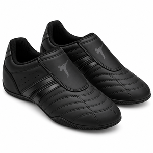 Chaussures d'entraînement de Taekwondo en gros, en cuir PU, pour arts martiaux, avec doublure respirante et semelle antidérapante, fabricant OEM - Product Image 5