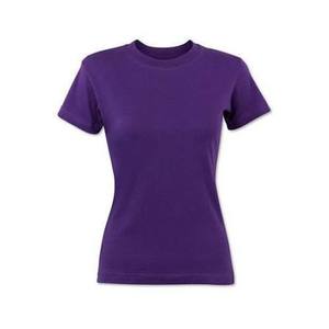Camiseta de Moda para Mujer, Cuello Redondo, Uso Diario, Estilo Casual Relajado, Algodón Suave - Product Image 1