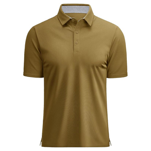 Chemises polo pour hommes en gros, polyester respirant, polo de golf, fournisseur de vêtements avec logo personnalisé - Product Image 1