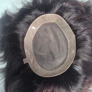 Prothèse capillaire en cheveux humains Remy indiens, modèle Los Angeles - Styles bouclés crépus et ondulations profondes, texture lisse, Bangladesh - Product Image 1