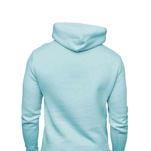 เสื้อฮู้ดผ้าฟลีซสีพื้นแบบยูนิเซ็กซ์ ทรงปกติ สปอร์ต แคชชวล มีกระเป๋าถัก ระบายอากาศได้ดี เป็นมิตรกับสิ่งแวดล้อม กันลม - Product Image 4