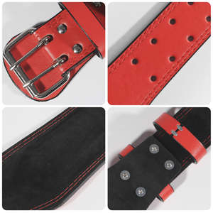 Best Gym Training Custom Logo Leather Lever Belt for Weightlifting Powerlifting <b>Waist</b> Belts Back <b>Support</b> Adjustable for Summer - Product Image 3