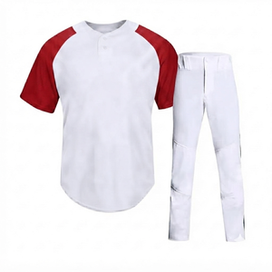 Pantalon de baseball blanc pour homme, coupe classique, sérigraphie, 100 % polyester, taille élastique, séchage rapide, logo frontal, court - Product Image 1