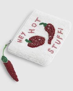 LOVE Beaded <b>Coin</b> <b>Purse</b> Heart Design Mini Wallet Romantic Gift Pouch - Product Image 3