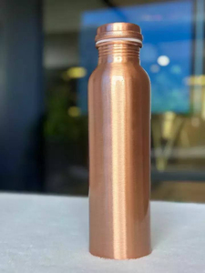 Bouchons de bouteille d'eau 100 % cuivre pur, classiques et écologiques, pour le stockage de l'eau potable, bienfaits traditionnels ayurvédiques pour la santé, voyage - Product Image 5