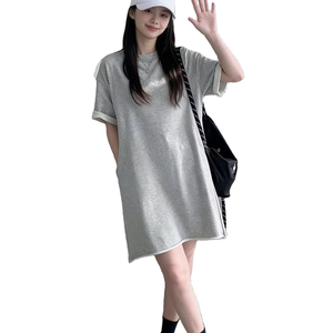 Nouvelle collection printemps-été, robe à manches courtes 100% coton respirant et écologique, style japonais et coréen, coupe ample pour femmes, Bangladesh - Product Image 1