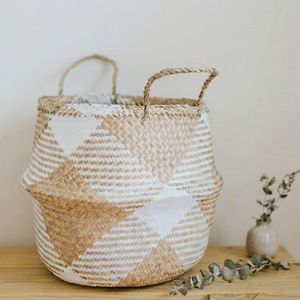 Vietnam Belly <b>Basket</b> Seagrass Handmade Woven Storage <b>Basket</b> for Home Organization Wholesale Supplier OEM Manufacturer - Product Image 2