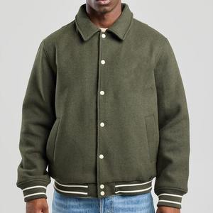 เสื้อแจ็คเก็ตวาร์ซิตี้ปักลายแบบกำหนดเองสำหรับผู้ชาย คุณภาพสูง สไตล์สตรีทใหม่ คอตั้ง แฟชั่นไฮสตรีท - Product Image 5