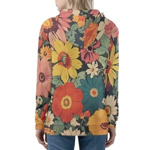 Wholesale Sublimation Printed Anti-pilling Pullover Drawstring Breathable <b>Hoodie</b> <b>Cow</b> <b>Print</b> Sweatshirt women Sublimation <b>Hoodie</b> - Product Image 2