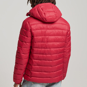 OEM Men's High Quality Hooded Coated Puffer <b>Jacket</b> Custom Colors Sizes Breathable Zipper Windproof <b>Waterproof</b> Casual New Style - Product Image 3