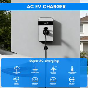 Station de recharge pour véhicules électriques domestiques 7 kW 22 kW Type 2 AC, boîtier mural sans fil avec application, RFID, OCPP, <span class=keywords><strong>prise</strong></span> de charge EV, usine OEM - Product Image 4