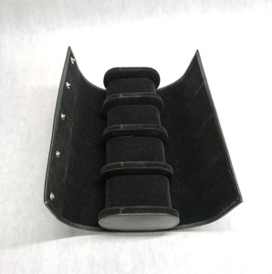 Estuche Organizador Enrollable para Relojes de Pulsera de Cuero Genuino, Forrado en Terciopelo Sintético, Antipolvo, Personalizado, Saffiano Vegano - Product Image 4