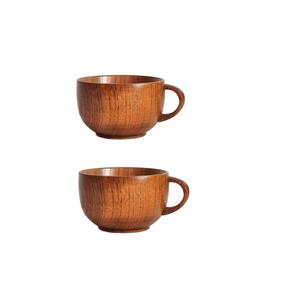 Tazas de madera de primera calidad hechas con acabado pulido suave para un agarre cómodo y un uso duradero - Product Image 1