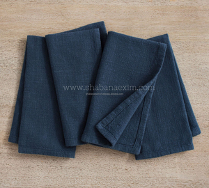 Serviettes de table en lin 100% de qualité supérieure Serviettes de dîner de cuisine très absorbantes d'Inde - Product Image 4