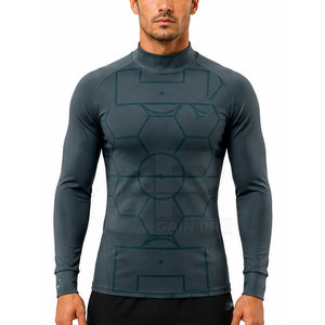 Breathable Athletic <b>Compression</b> <b>Shirt</b> <b>For</b> Football And Gym Designed <b>For</b> Muscle Fit Comfort Flexibility And High Performance - Product Image 3