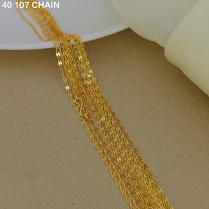 Gold Plated <b>Chain</b> Necklace Fashion Jewelry Gold Plated Classic <b>Chain</b> Gold Plated <b>Chain</b> Necklaces Vintage Style Golden <b>Chain</b> - Product Image 1
